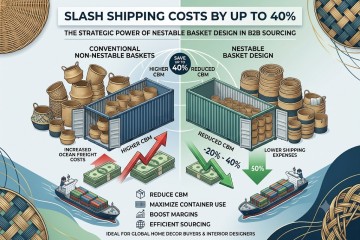 Slash Shipping Costs by up to 40%: The Strategic Power of Nestable Basket Design in B2B Sourcing